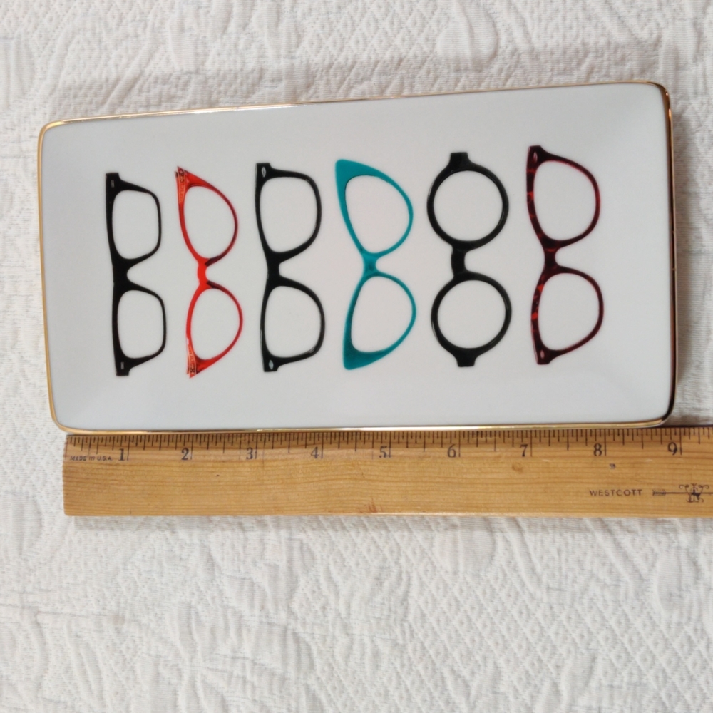 Galison Reading Glasses Plate - Picture 6 of 6